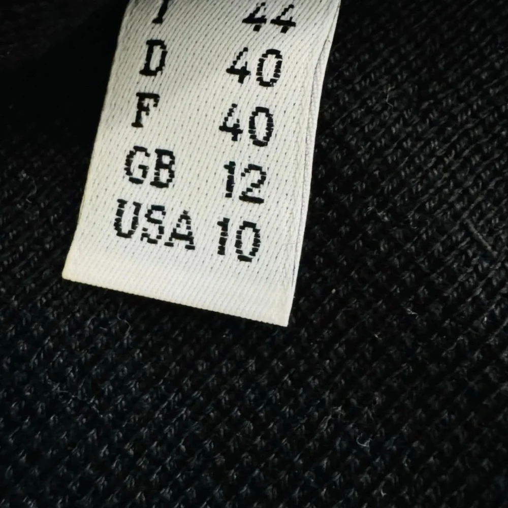 Moschino Cardigan embroidered with genuine Turquoise stones sz 10 Made in Italy - Picture 10 of 11